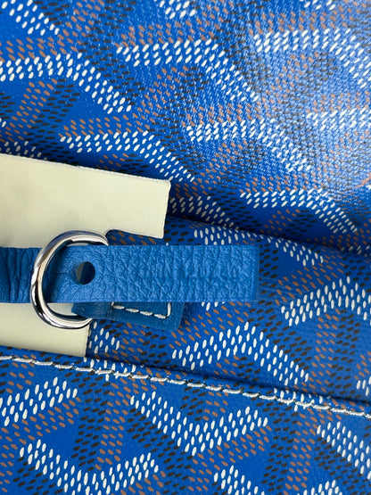 Goyard Blue St. Louis Tote Bag