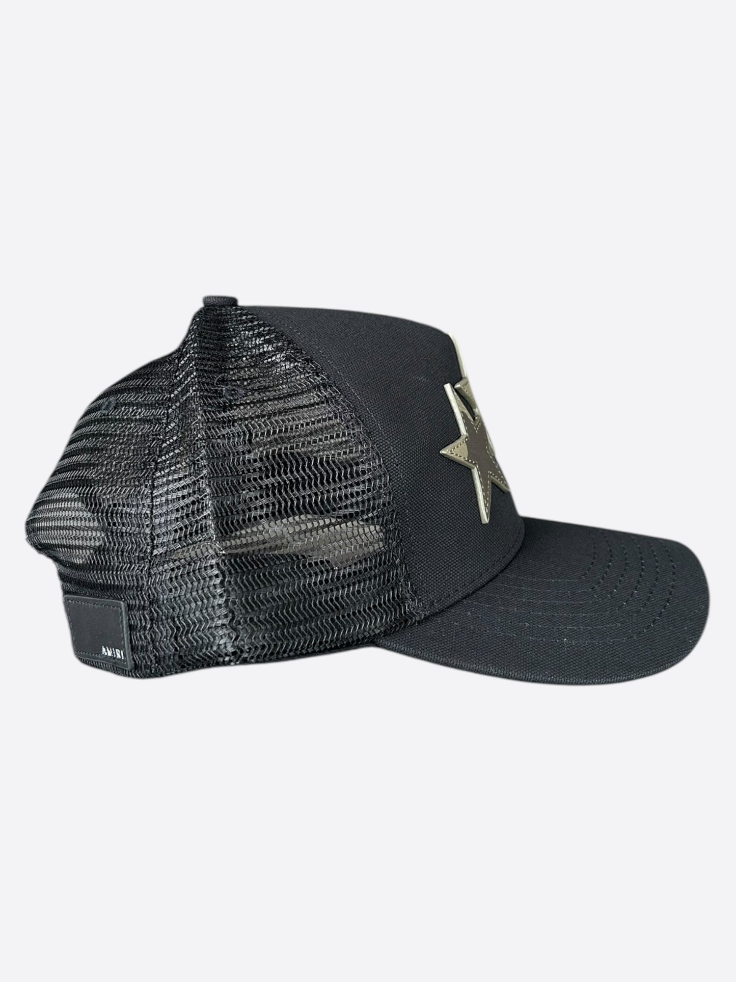 Amiri Black & Camouflage Triple Star Trucker Hat