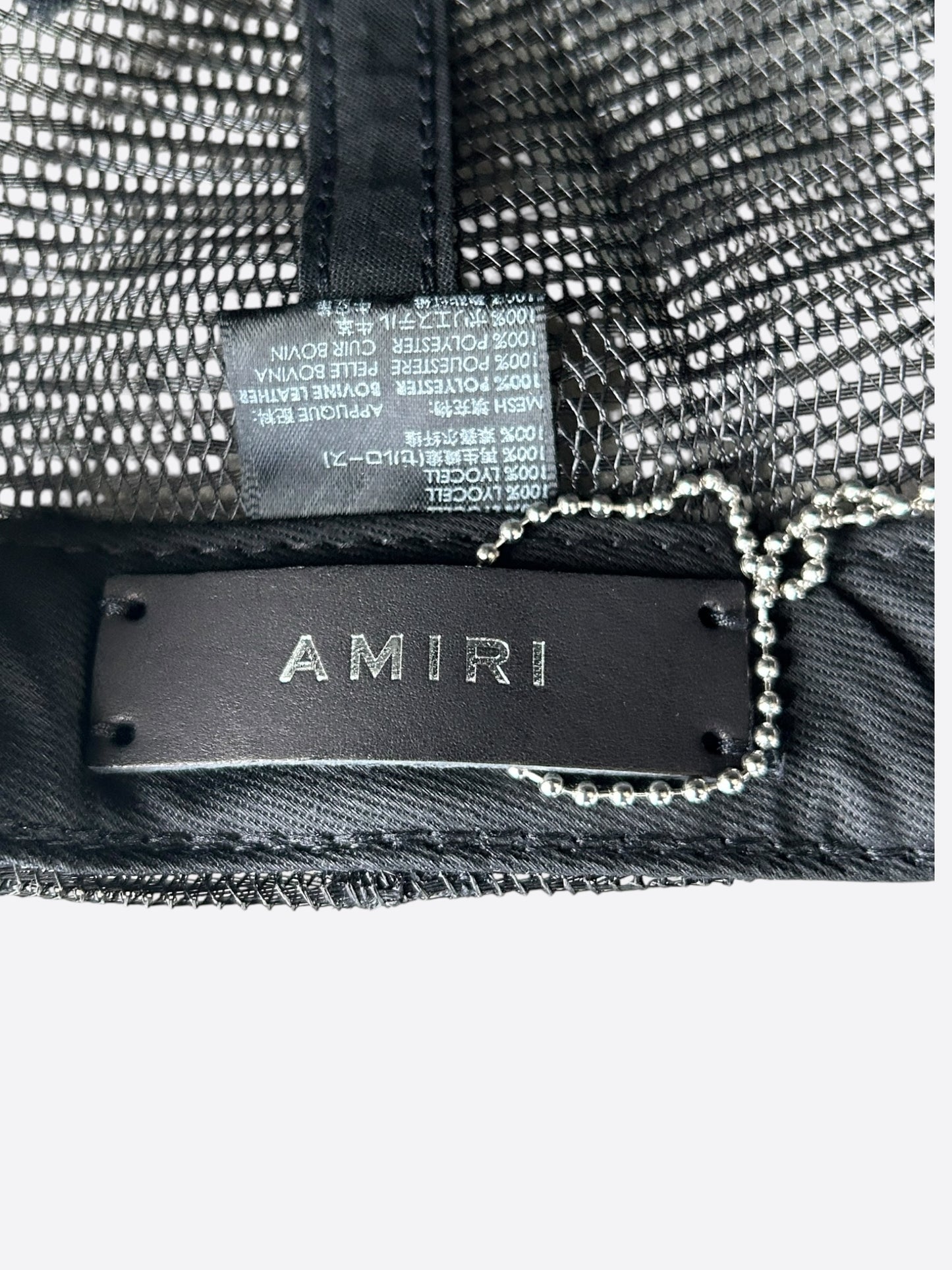 Amiri Black & Camouflage Triple Star Trucker Hat