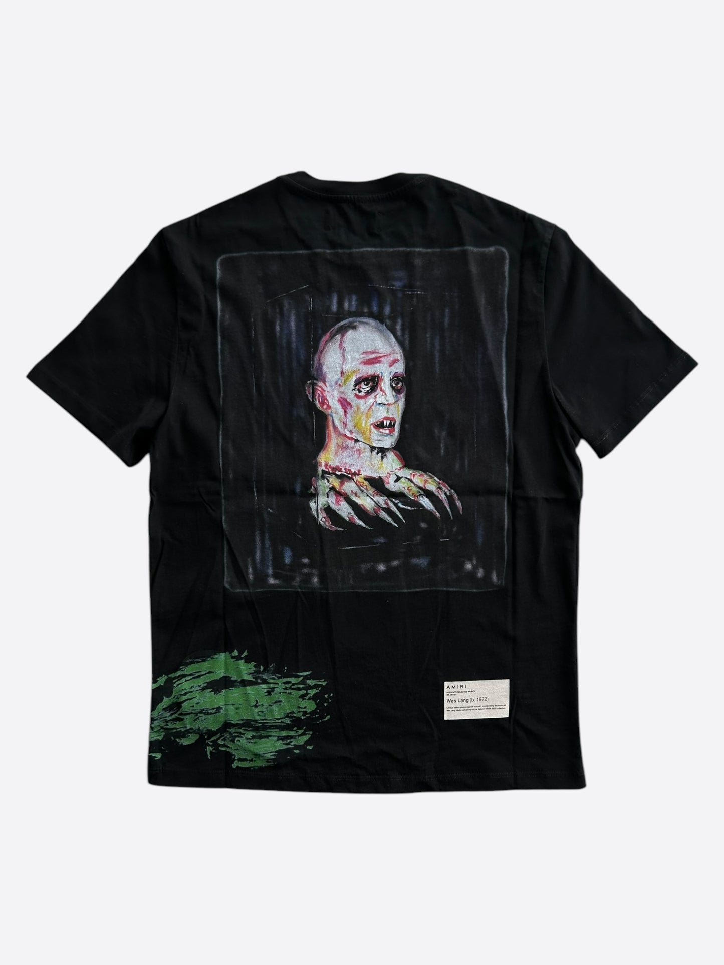 Amiri Wes Lang Black Blood T-Shirt