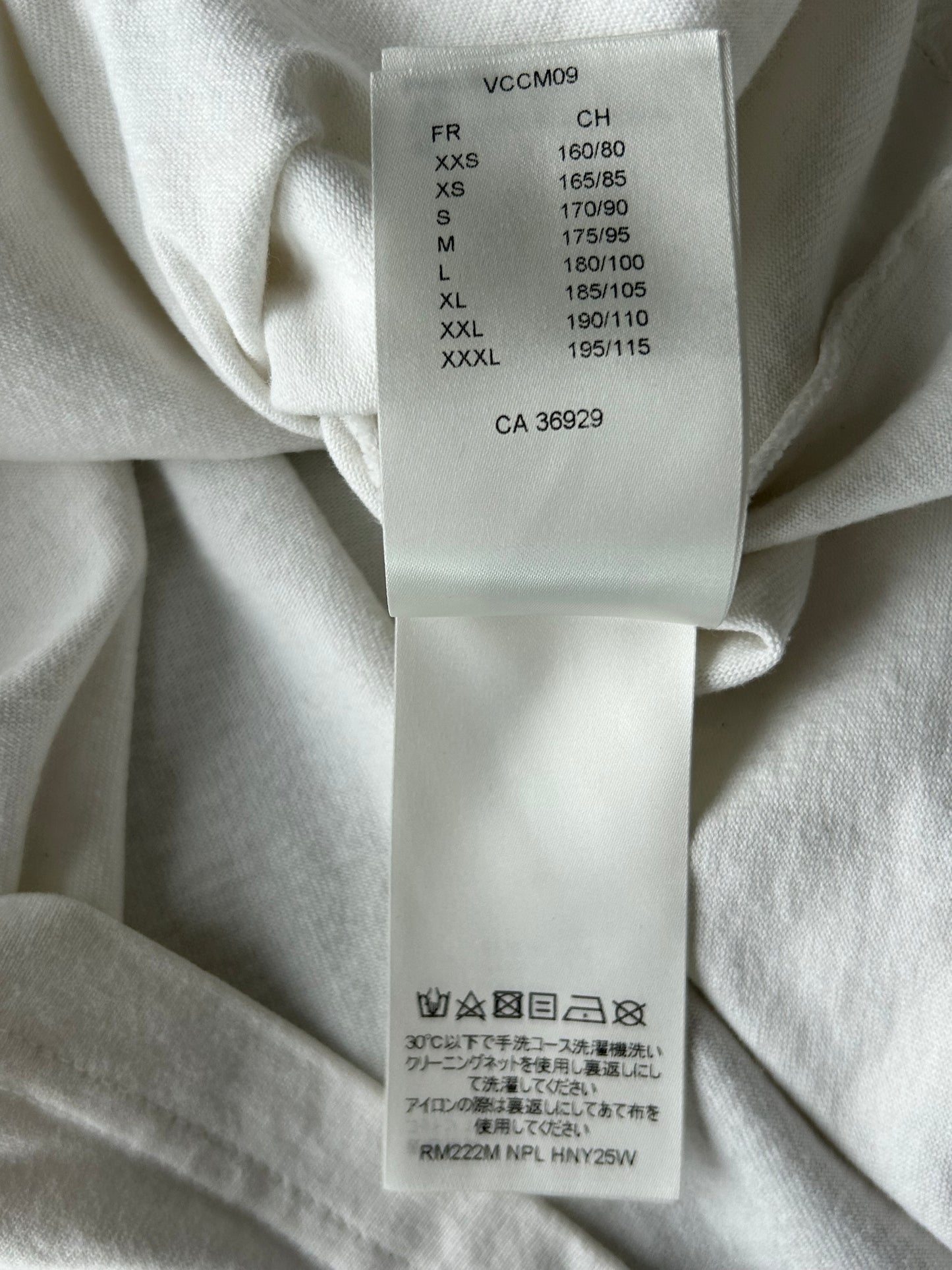 Louis Vuitton White Graffiti Logo Embroidered T-Shirt