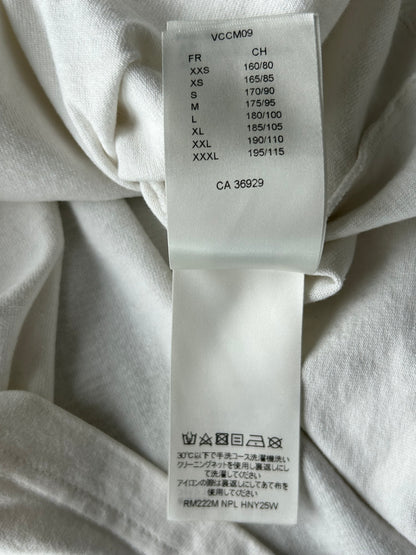 Louis Vuitton White Graffiti Logo Embroidered T-Shirt