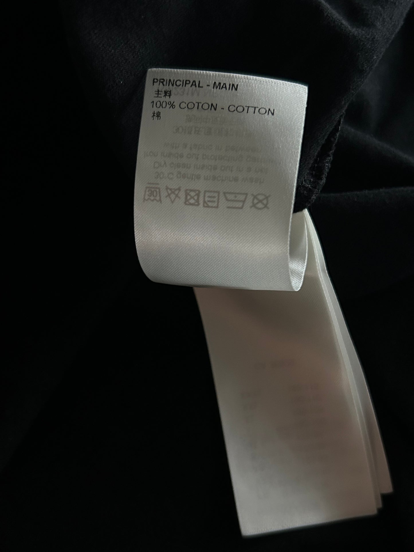 Louis Vuitton Black & White Vuittons Graphic T-Shirt