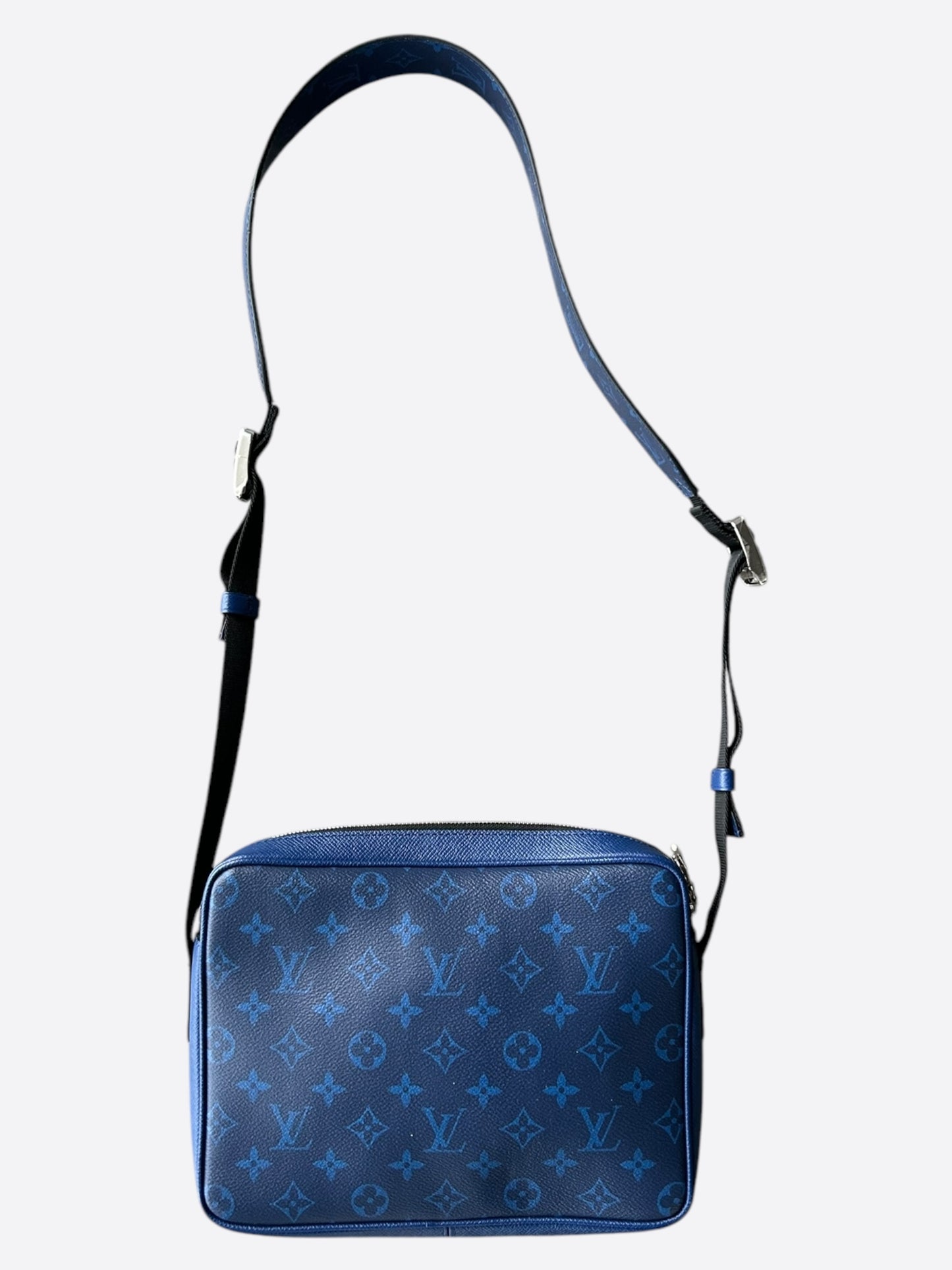 Louis Vuitton Blue Taigarama Monogram Outdoor Messenger Bag
