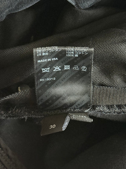 Amiri Aged Black Rainbow Paisley Patch Thrasher Jeans