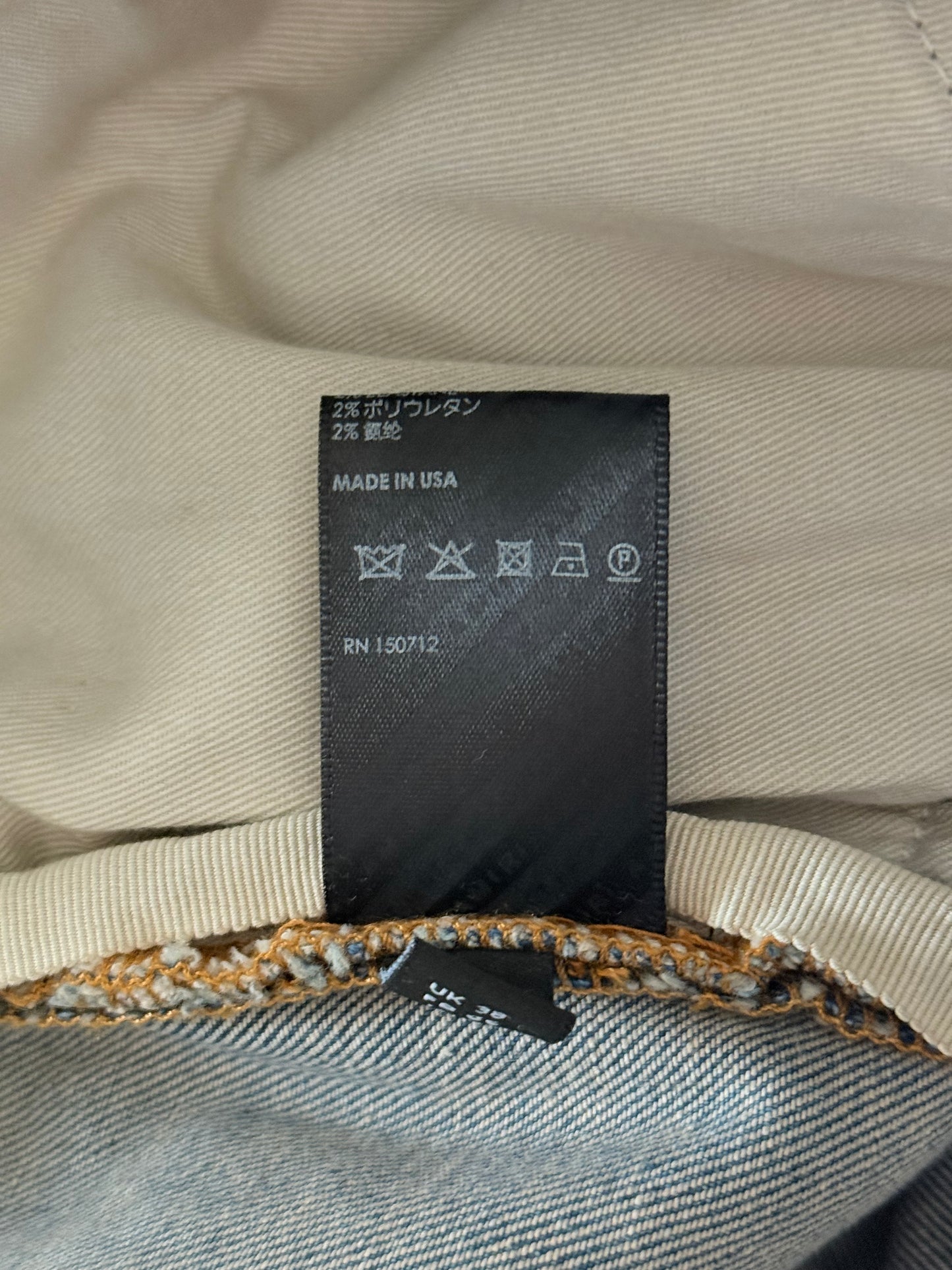 Amiri Clay Indigo & Pink Tie-Dye Patch Thrasher Jeans