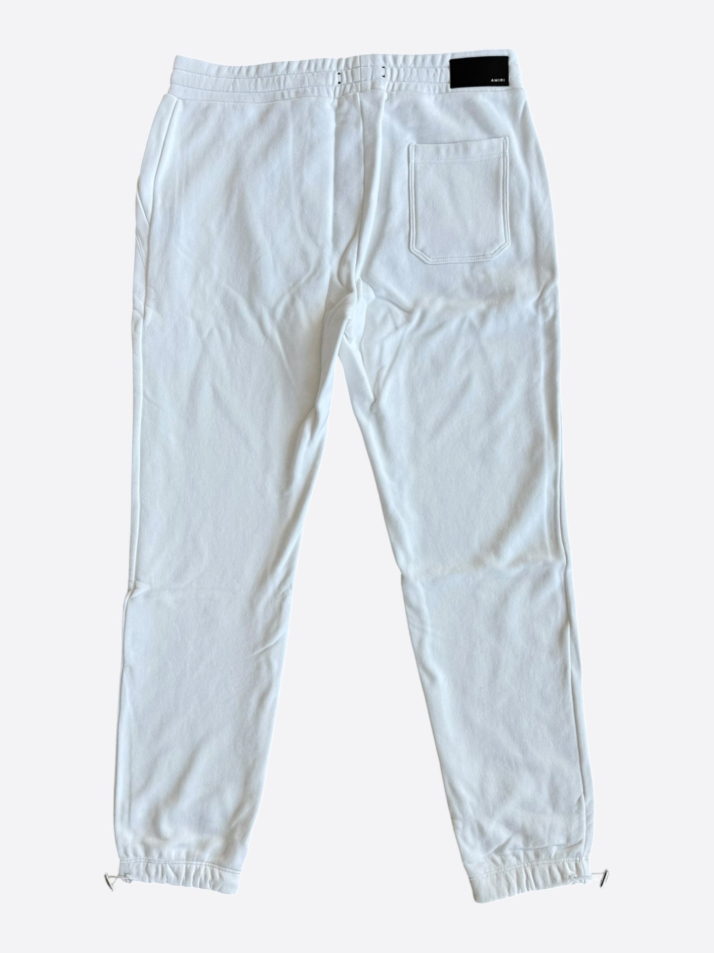 Amiri White & Red Paisley Star Logo Sweatpants