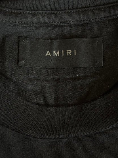 Amiri Black & Rainbow Logo T-Shirt
