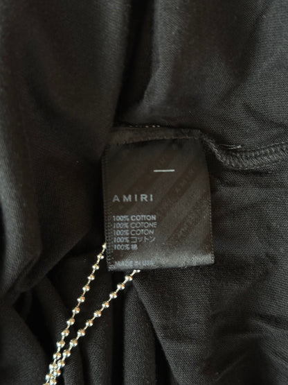 Amiri Black & Rainbow Logo T-Shirt