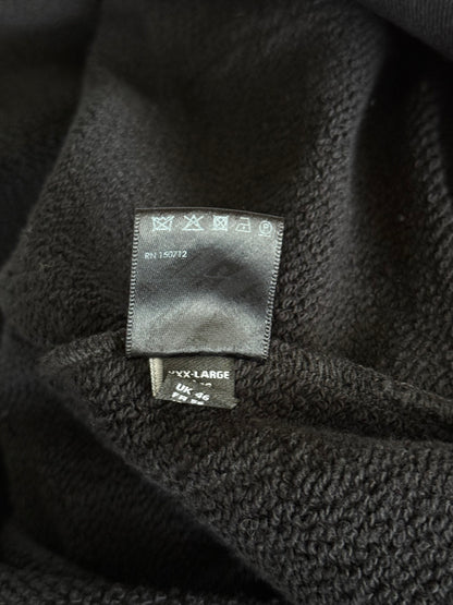 Amiri Black & Crystal Stick Poke Logo Hoodie