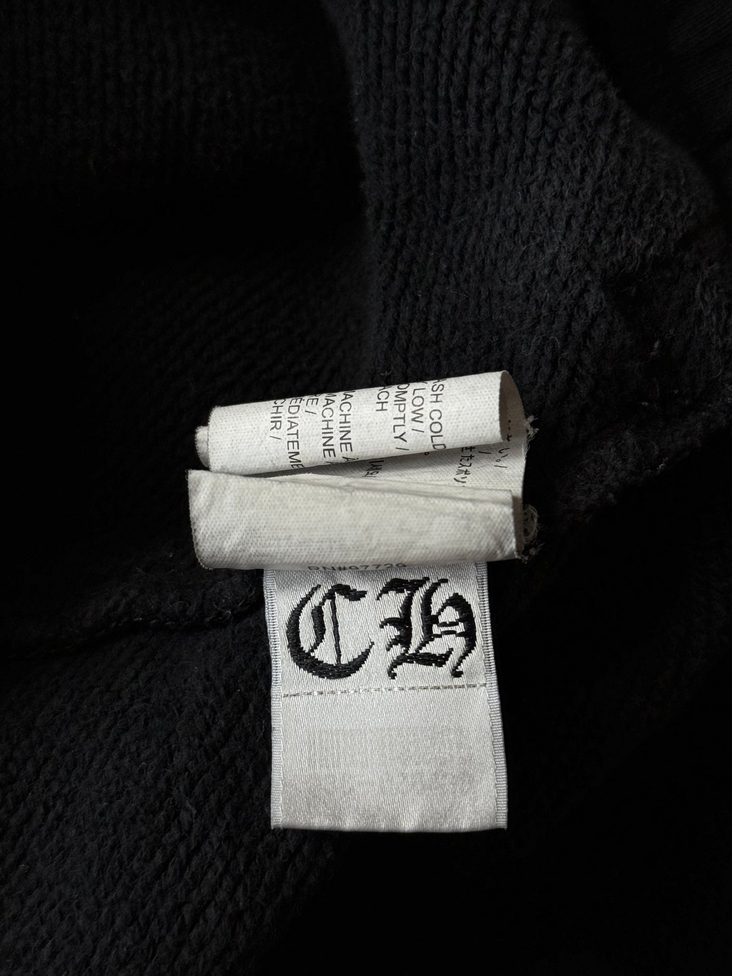 Chrome Hearts Black & White Triple Cross Embroidered Shorts