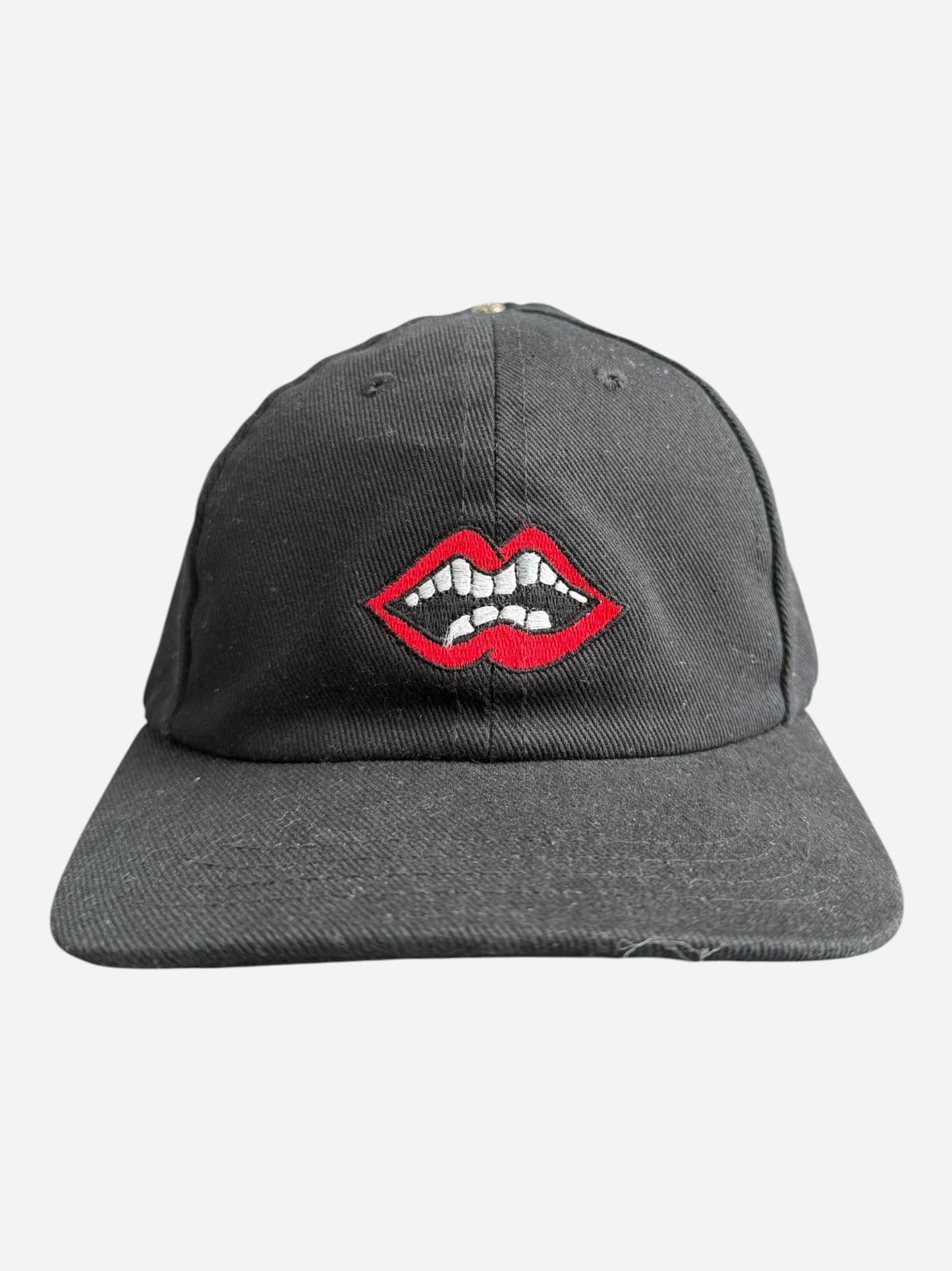 Chrome Hearts Matty Boy Black Embroidered Chomper Hat