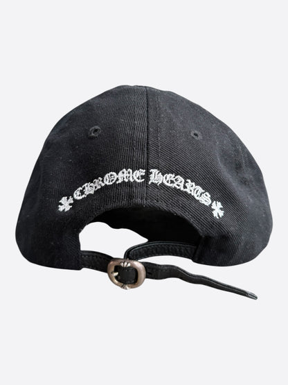 Chrome Hearts Matty Boy Black Embroidered Chomper Hat