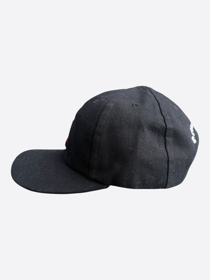 Chrome Hearts Matty Boy Black Embroidered Chomper Hat