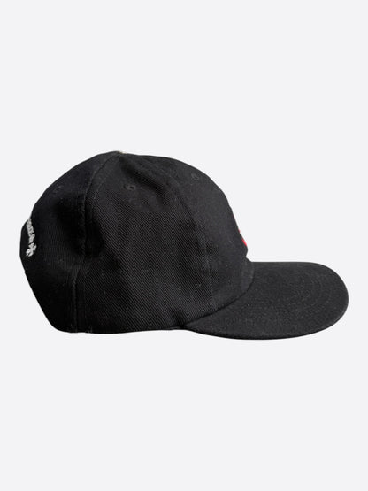 Chrome Hearts Matty Boy Black Embroidered Chomper Hat