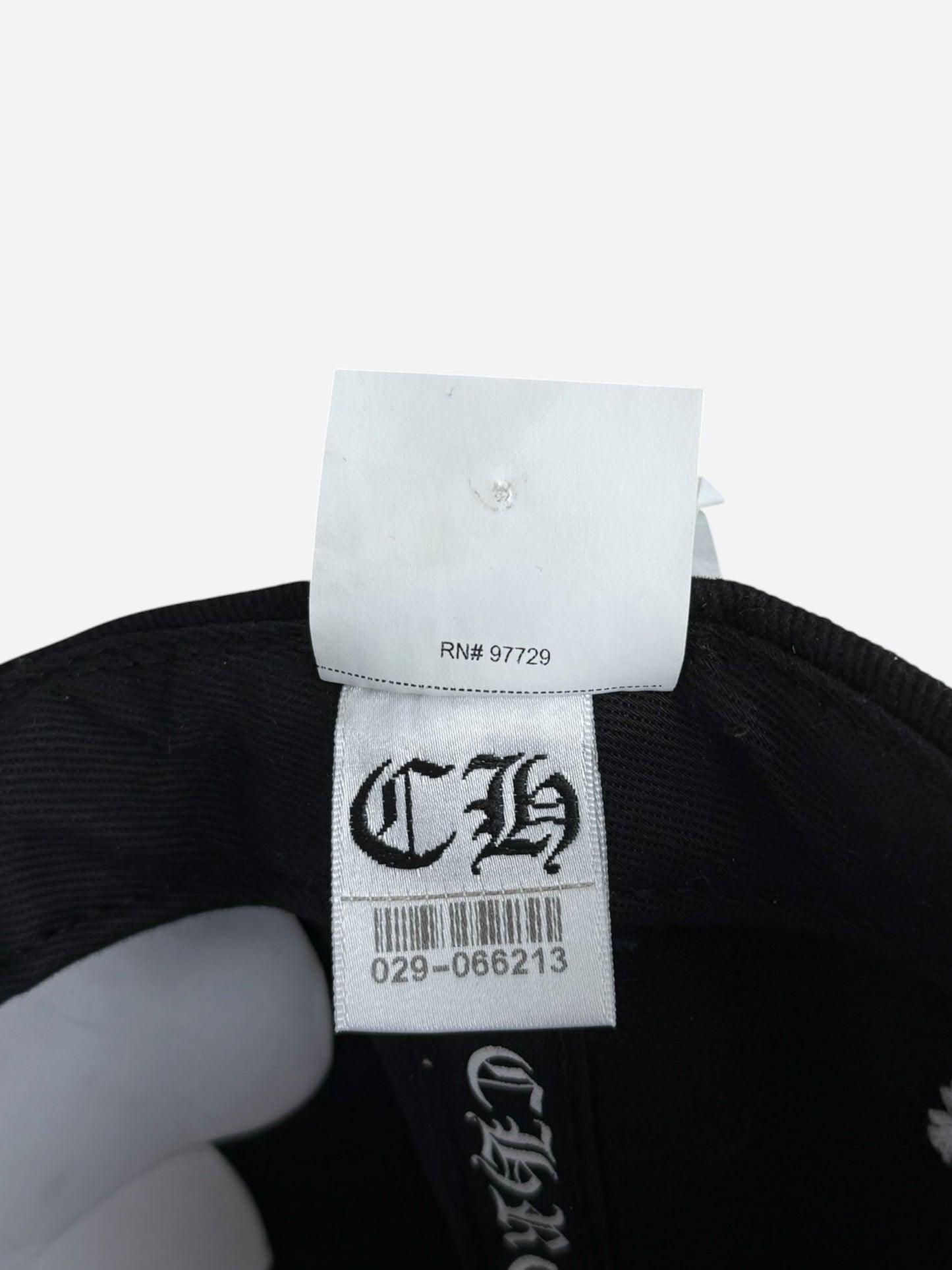 Chrome Hearts Matty Boy Black Embroidered Chomper Hat