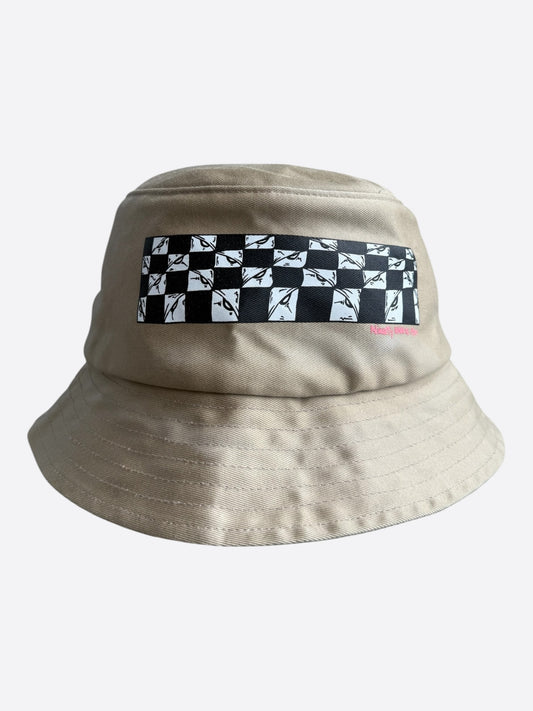 Chrome Hearts Matty Boy Beige 99 Eyes Bucket Hat