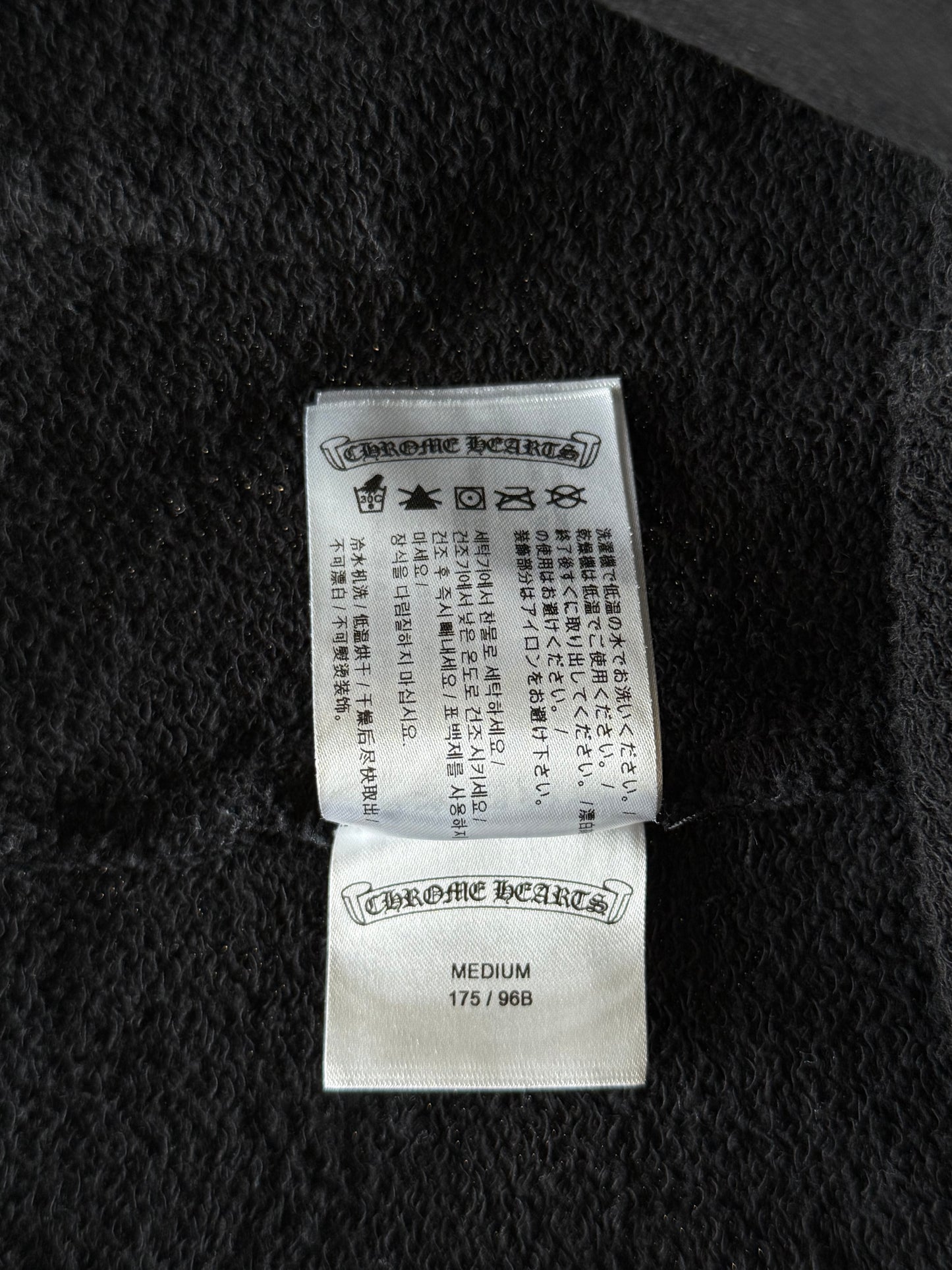 Chrome Hearts Black Matty Boy Stay Fast Hoodie