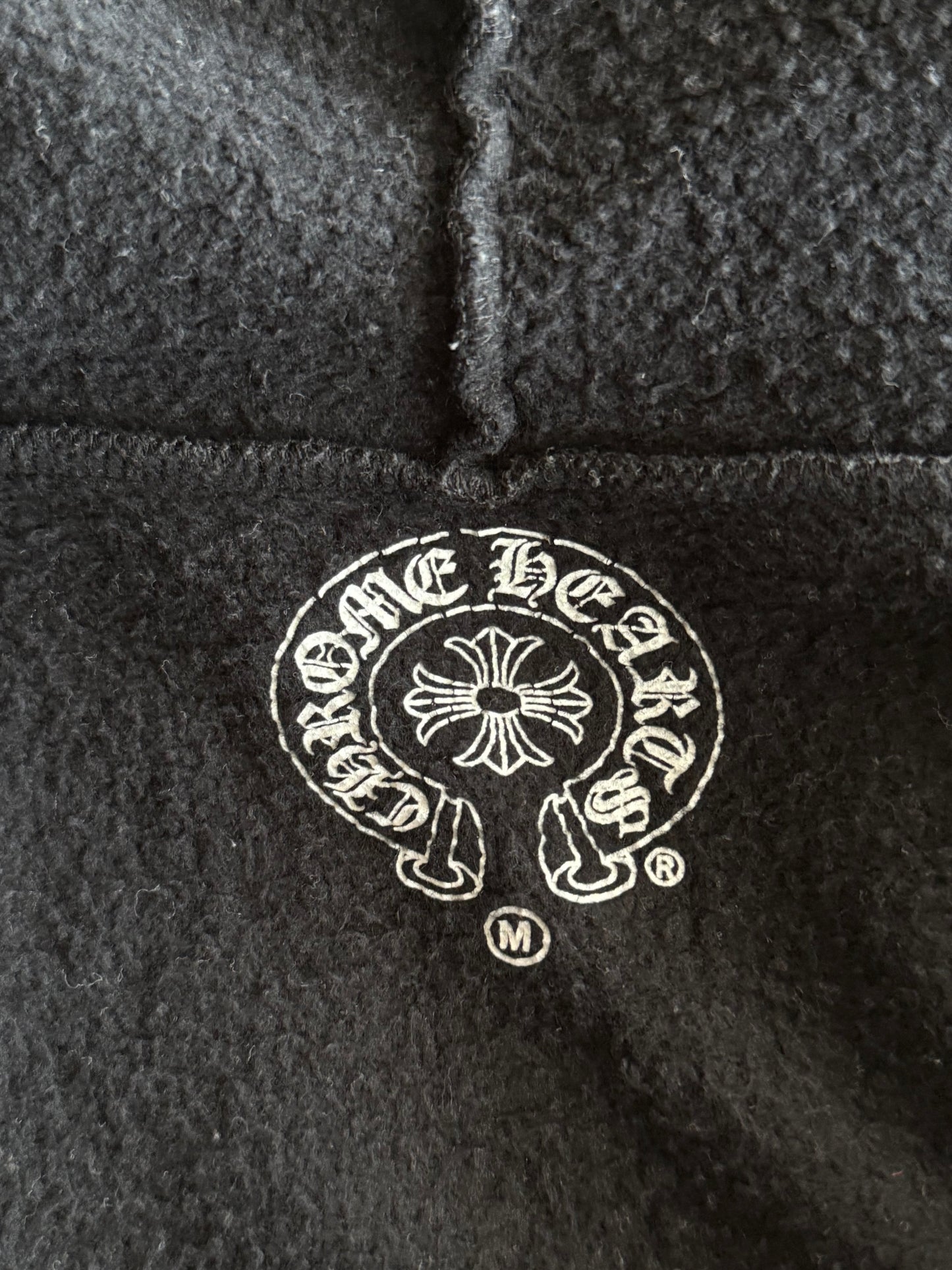 Chrome Hearts Black Cross Graveyard Zip Up Hoodie