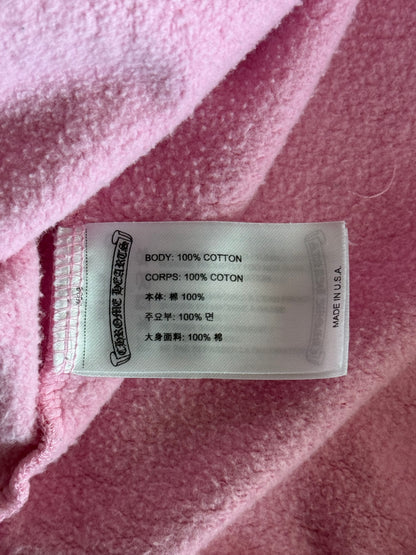 Chrome Hearts Pink & Blue Horseshoe Logo Hoodie