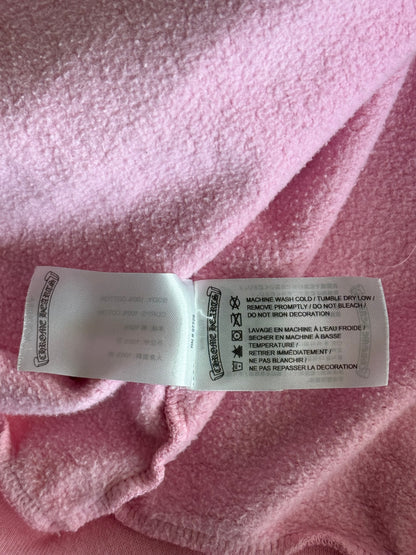 Chrome Hearts Pink & Blue Horseshoe Logo Hoodie