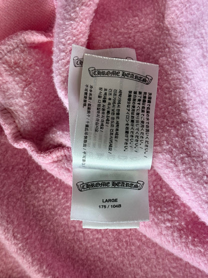 Chrome Hearts Pink & Blue Horseshoe Logo Hoodie