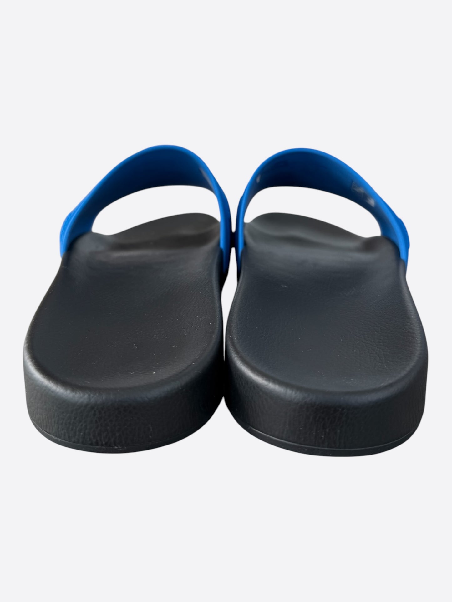 Amiri Blue & Black Bandana Chain Slides
