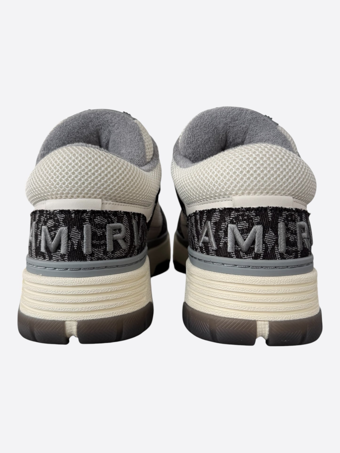 Amiri White & Black Bandana Denim MA-1 Sneakers
