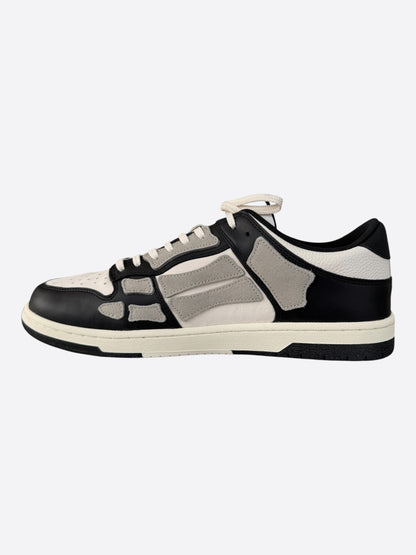 Amiri Black & White Skeleton Low Top Sneakers