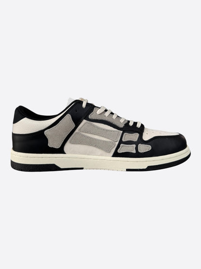 Amiri Black & White Skeleton Low Top Sneakers
