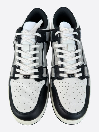 Amiri Black & White Skeleton Low Top Sneakers
