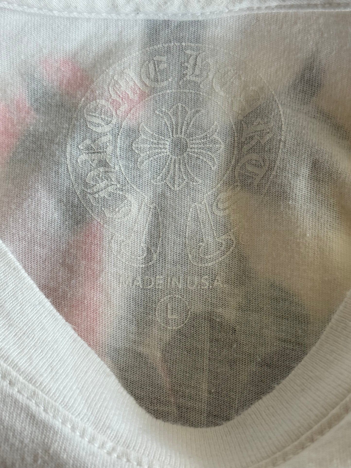 Chrome Hearts White Multicolor Cross T-Shirt