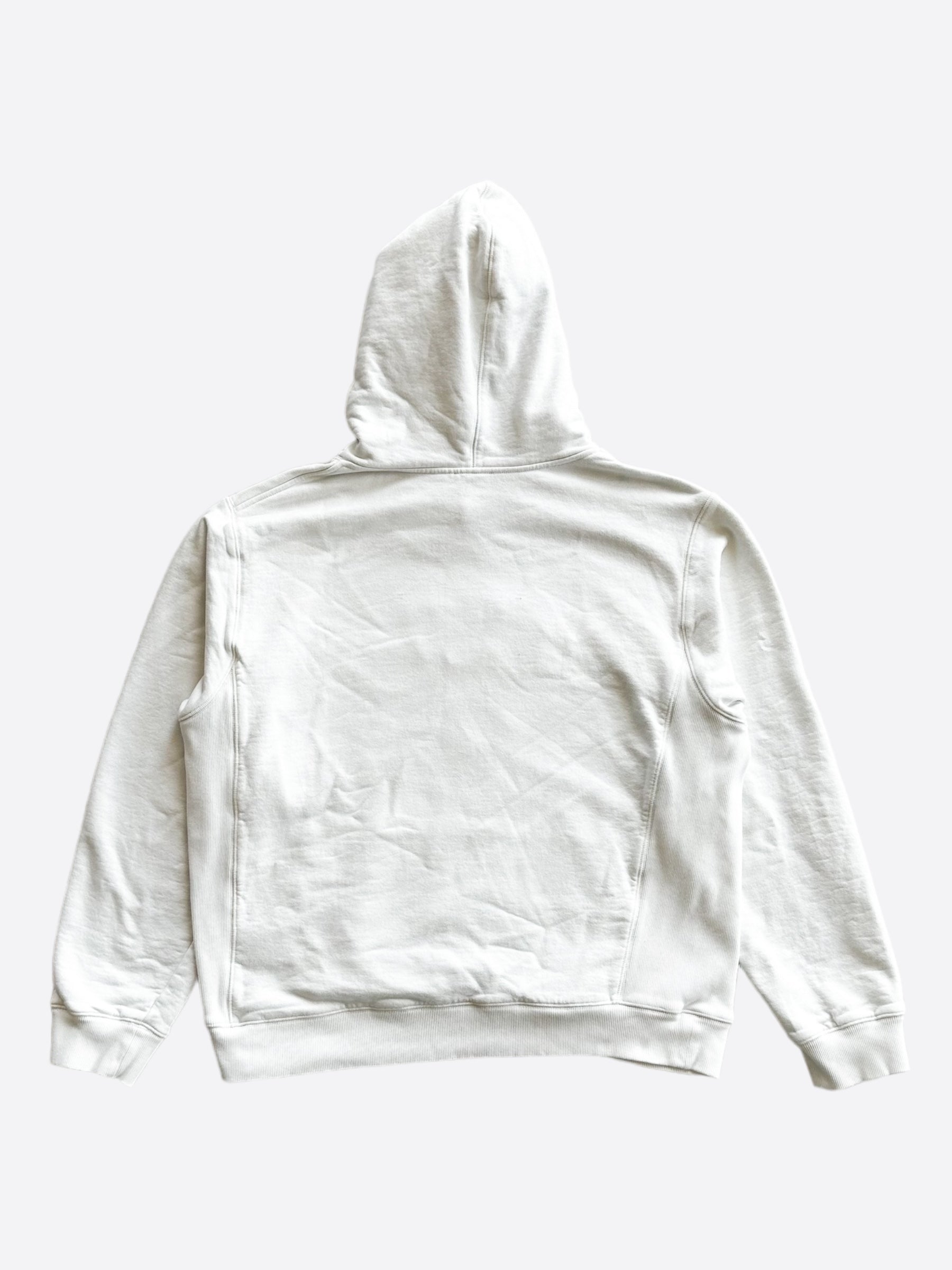 Dior Kenny Scharf White Embroidered Logo Hoodie