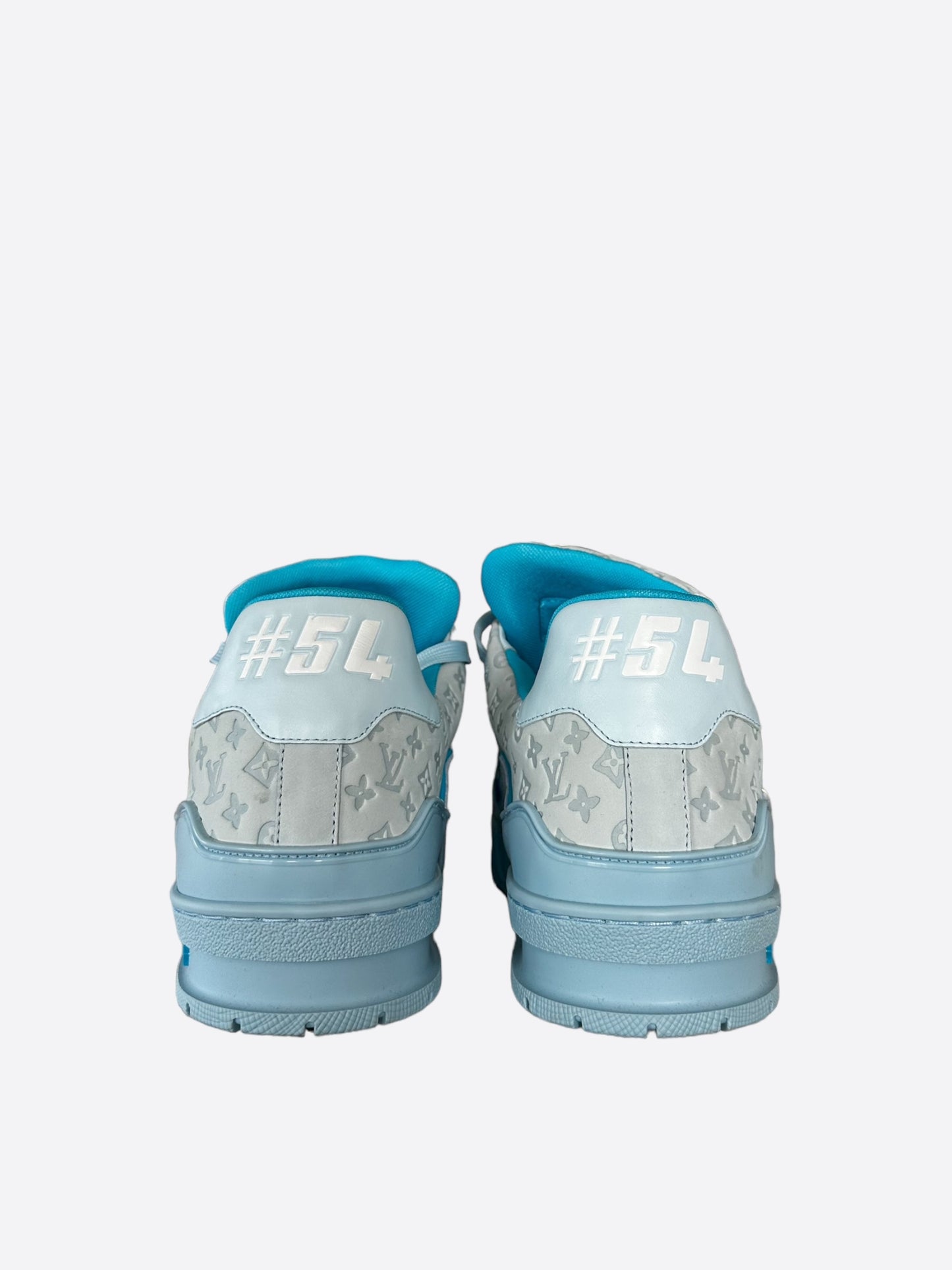 Louis Vuitton Tyler Ice Blue Monogram Trainers