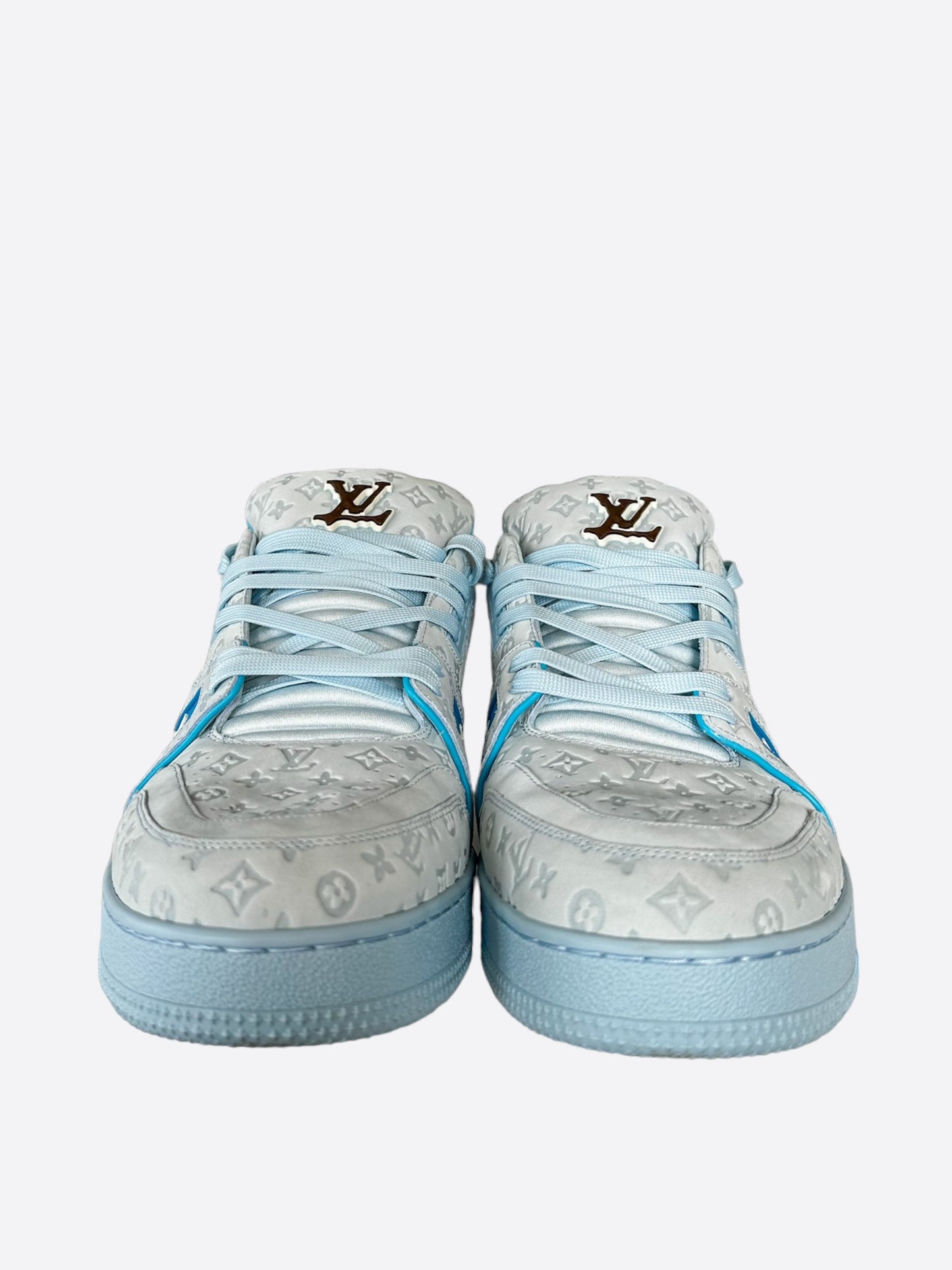 Louis Vuitton Tyler Ice Blue Monogram Trainers