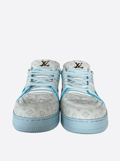 Louis Vuitton Tyler Ice Blue Monogram Trainers