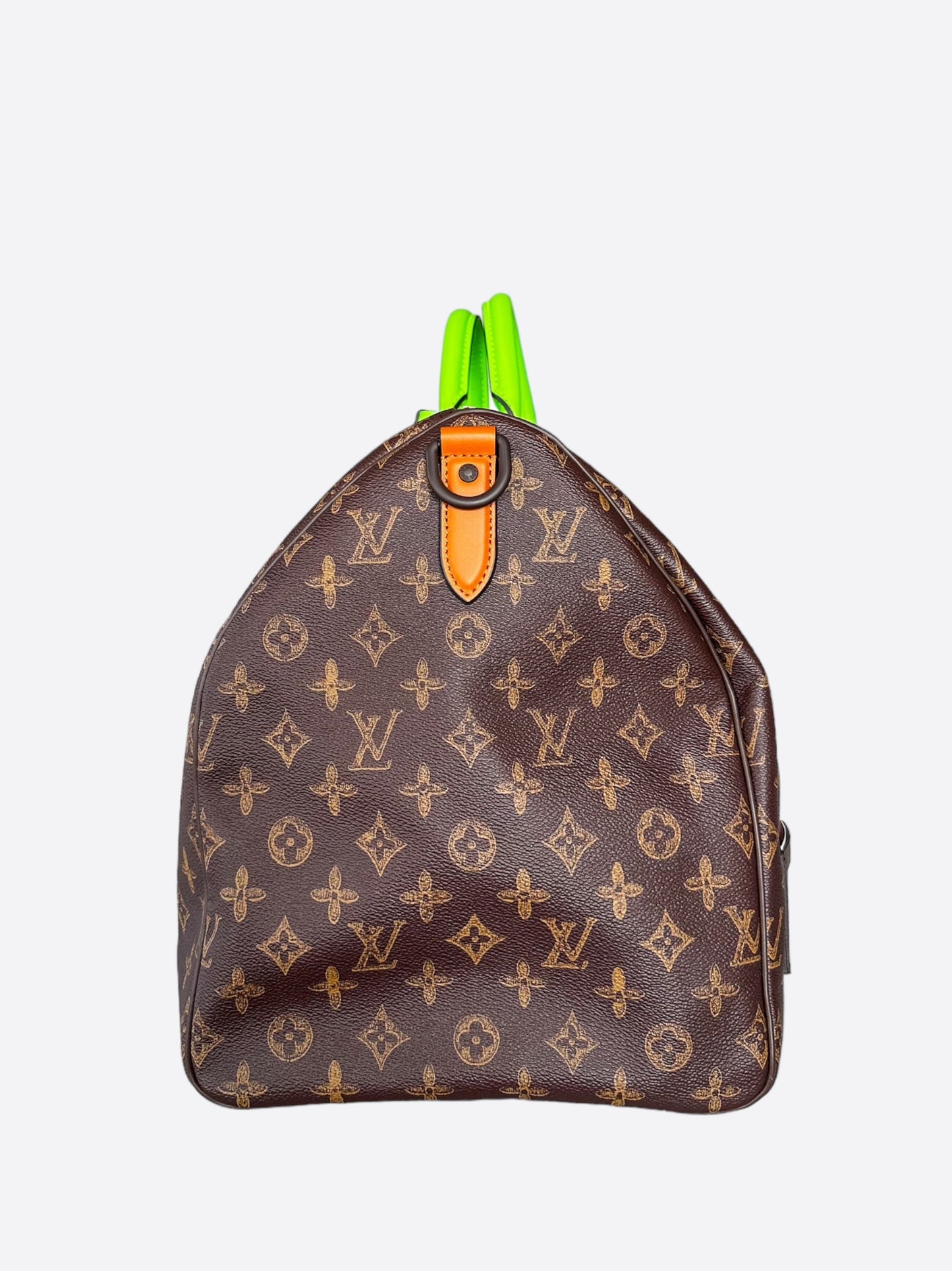 Louis Vuitton Brown Monogram Striped Keepall 55