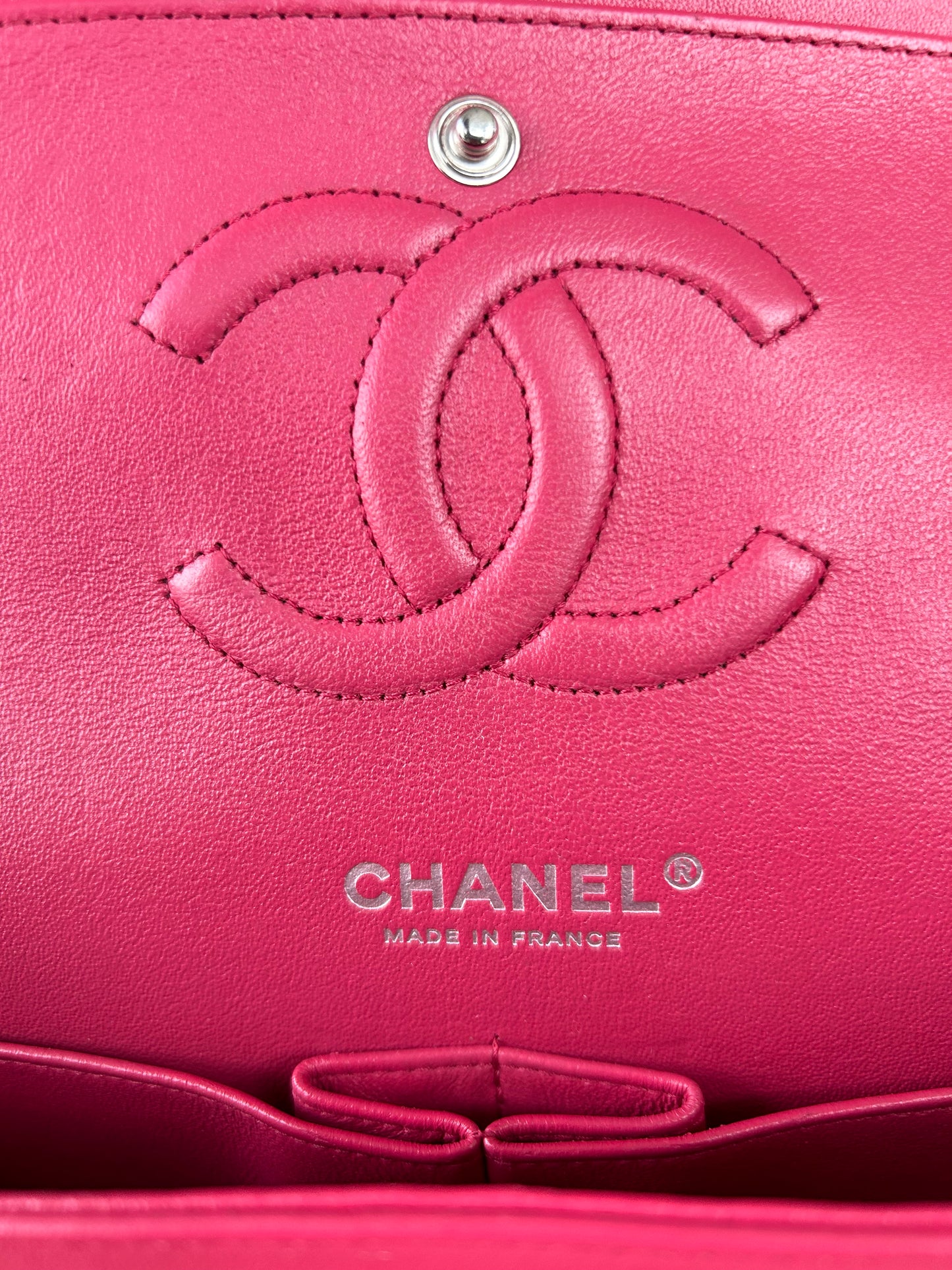 Chanel Pink Quilted Lambskin Medium Flap Bag
