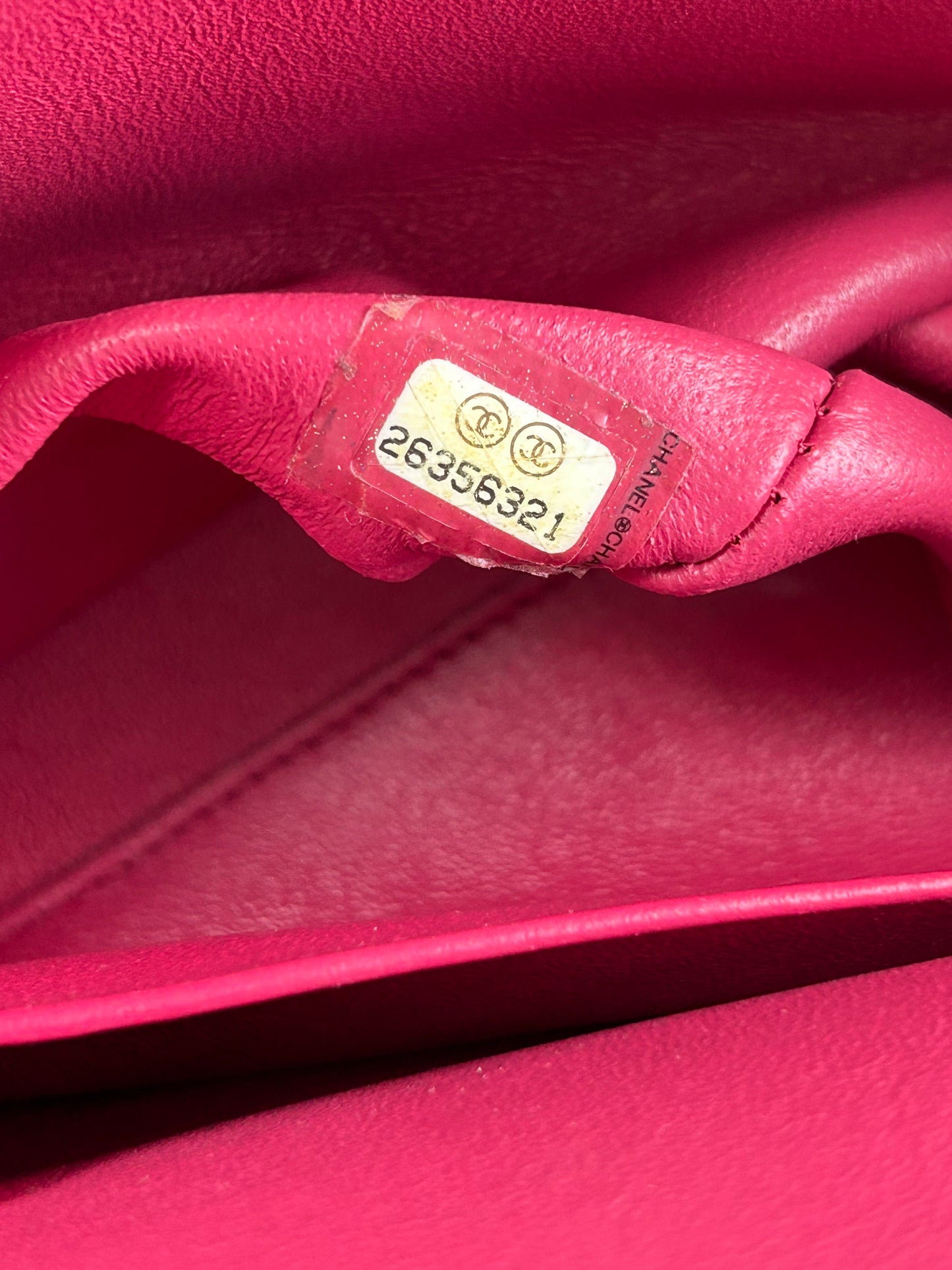 Chanel Pink Quilted Lambskin Medium Flap Bag