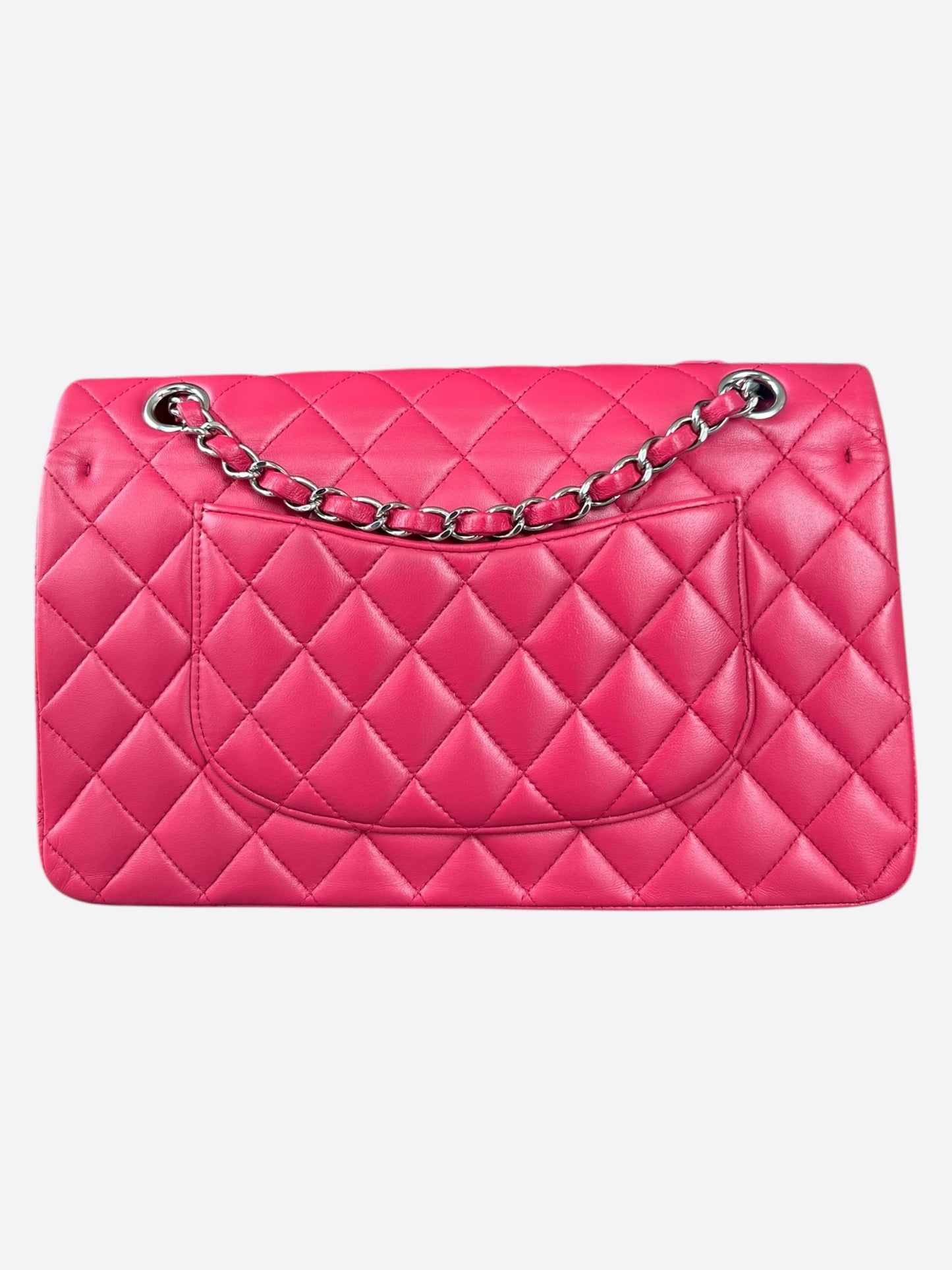 Chanel Pink Quilted Lambskin Medium Flap Bag