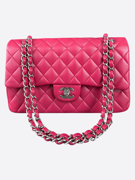 Chanel Pink Quilted Lambskin Medium Flap Bag