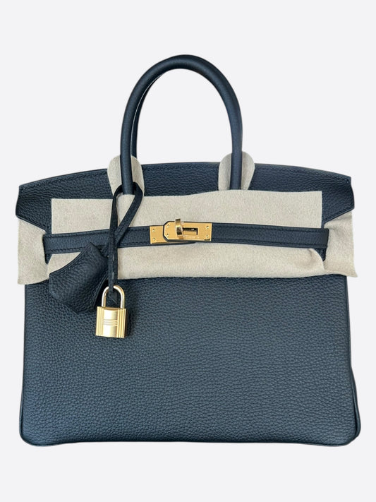 Hermes Black Togo Birkin 25
