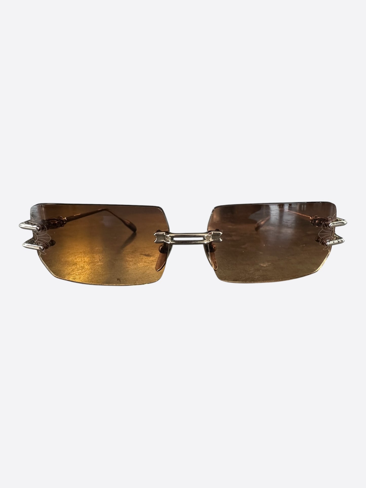 Chrome Hearts Gold Lordie Sunglasses
