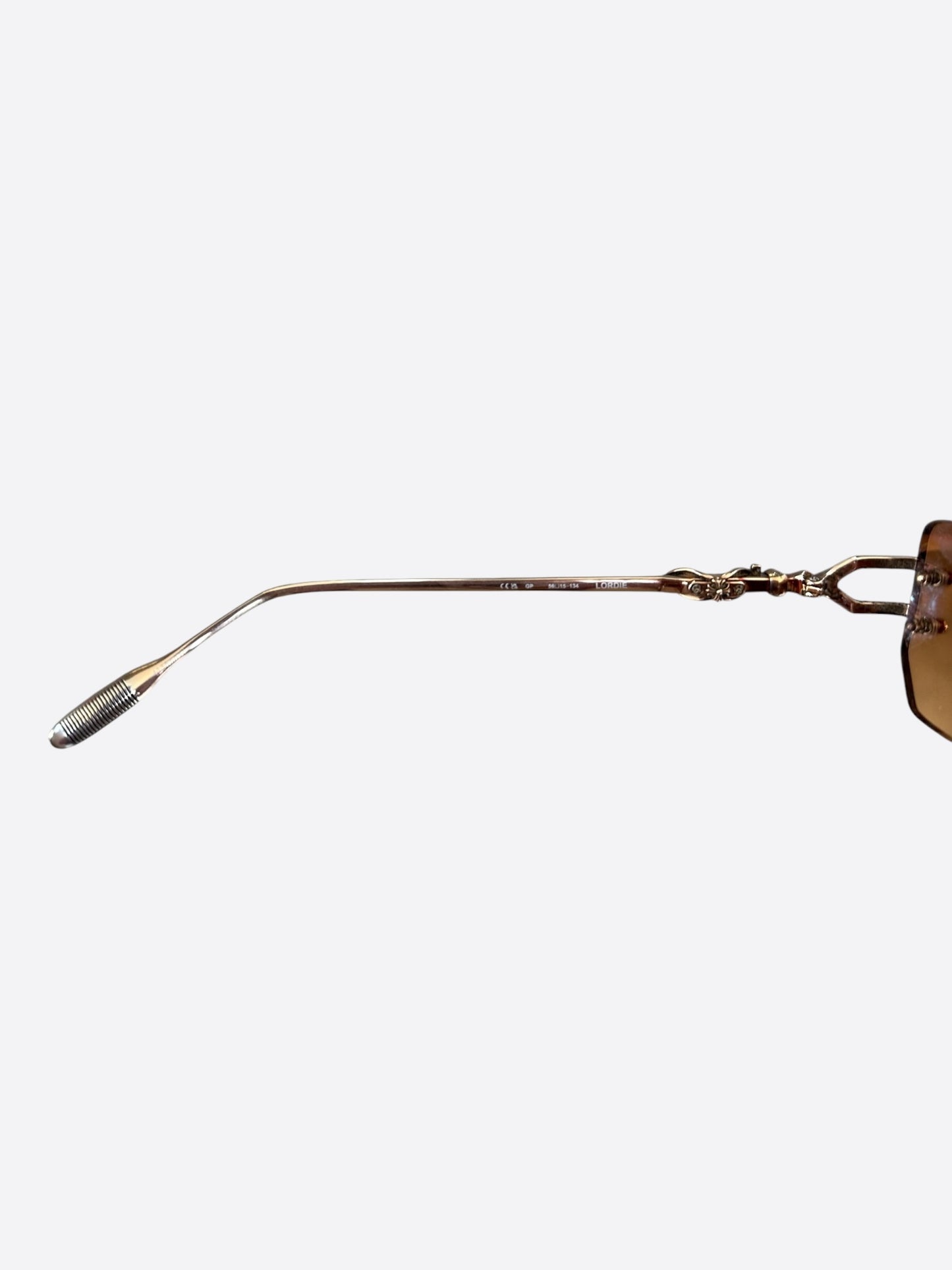 Chrome Hearts Gold Lordie Sunglasses