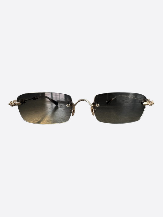Chrome Hearts Gold Pills III Tinted Glasses