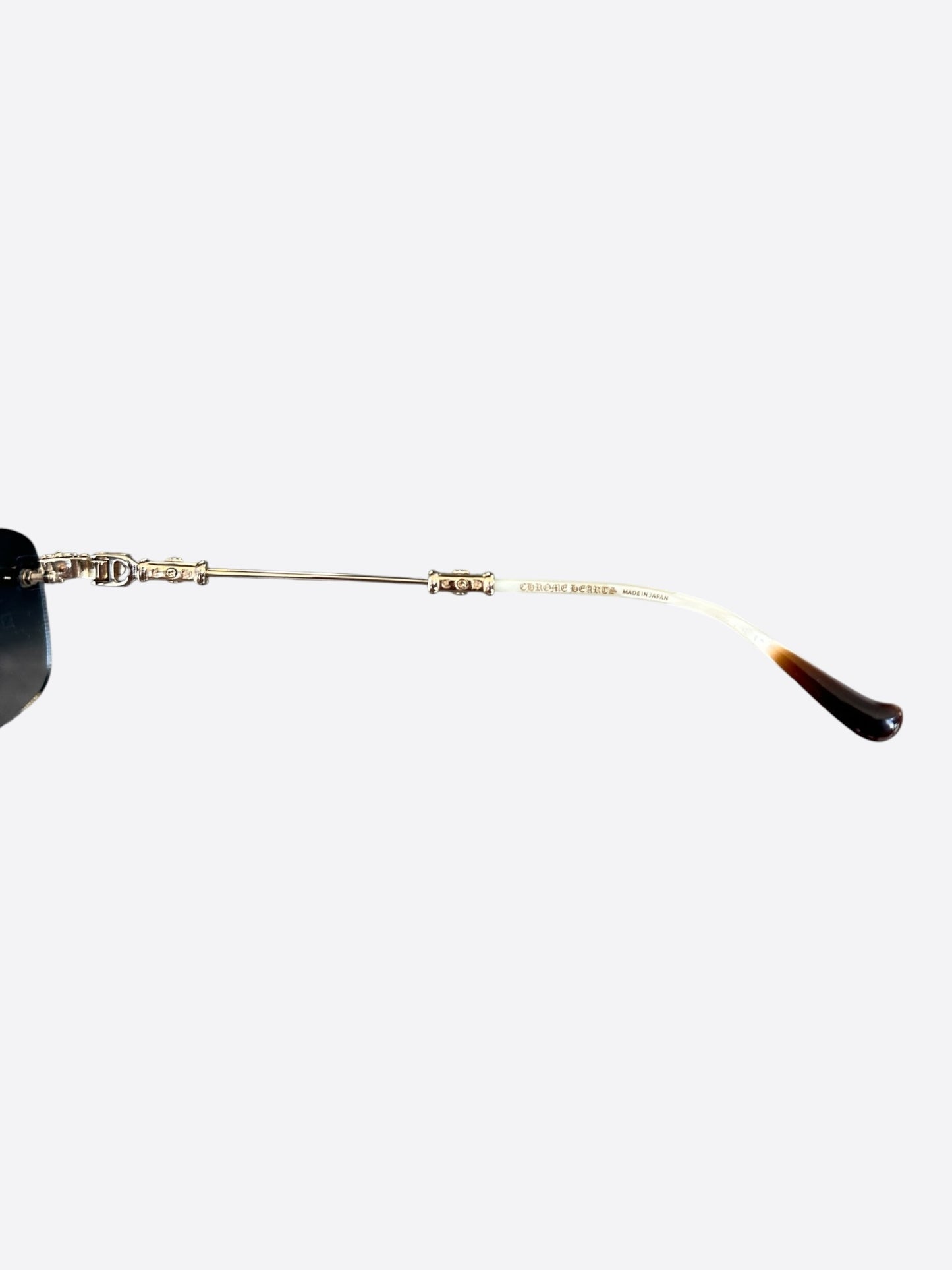 Chrome Hearts Gold Pills III Tinted Glasses