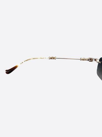 Chrome Hearts Gold Pills III Tinted Glasses