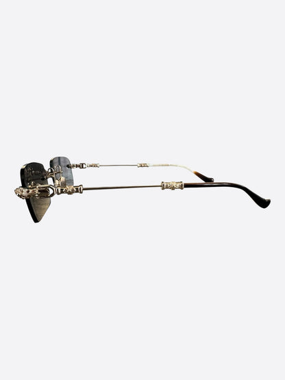 Chrome Hearts Gold Pills III Tinted Glasses