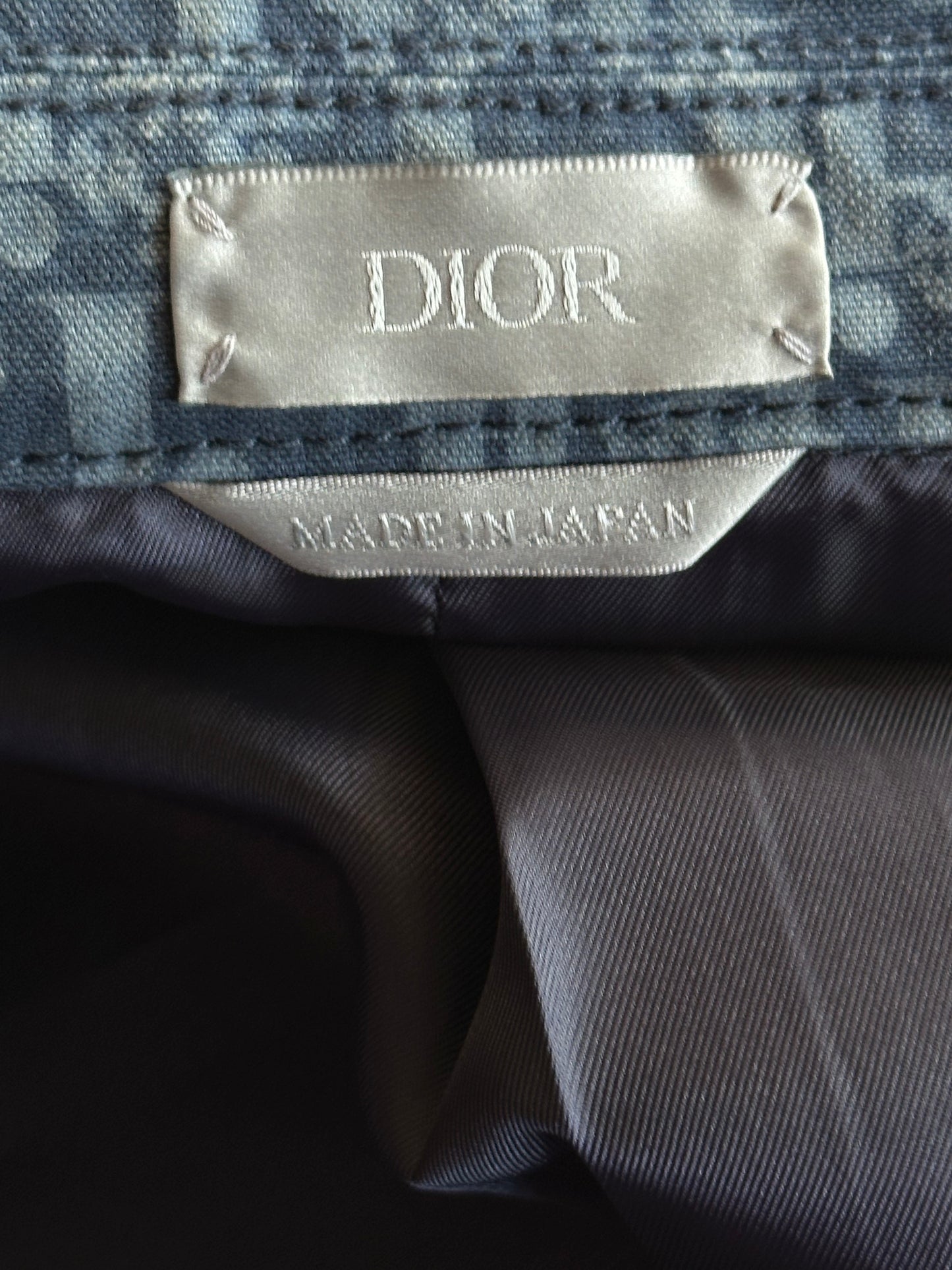 Dior Denim Tears Blue & White Oblique Jacket