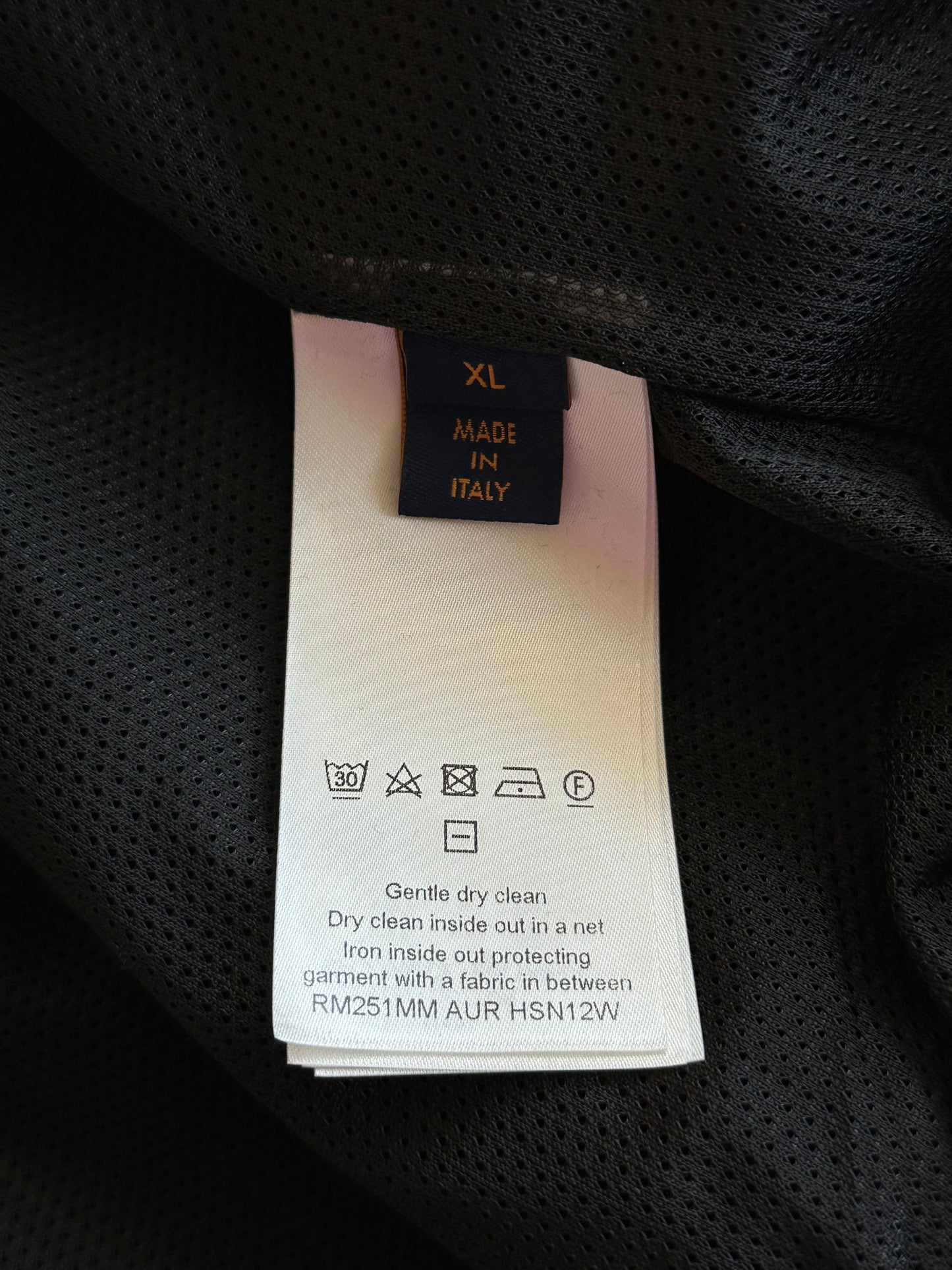 Louis Vuitton Black & Blue Logo Panelled Track Jacket